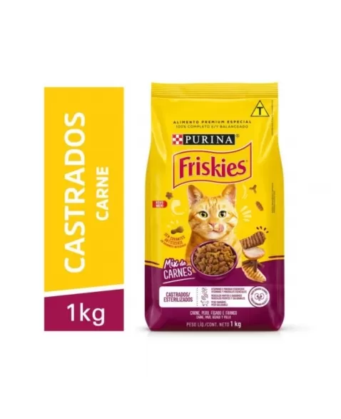 FRISKIES MIX CARNE CASTRADOS 1KG