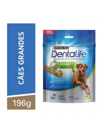 Petisco Dentalife Purina Cães Raças Grandes 196G