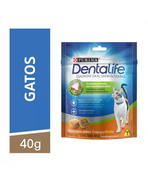 Petisco Dentalife Purina Gatos Adultos 40G