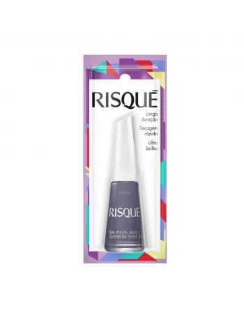 Esmalte Risque Cremoso Me Poupe,mas Quem Me Dera 8Ml Blister - Caixa com 6 Unidades