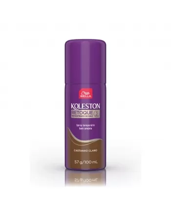 Retoque Instantâneo Spray Koleston Castanho Claro 100Ml