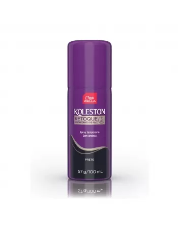 Retoque Instantâneo Spray Koleston Preto 100Ml