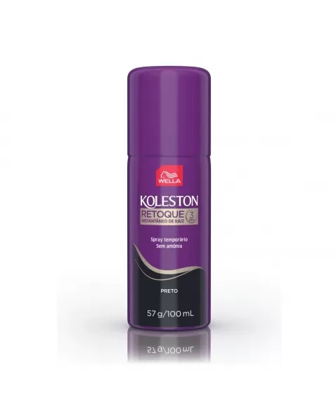 Retoque Instantâneo Spray Koleston Preto 100Ml