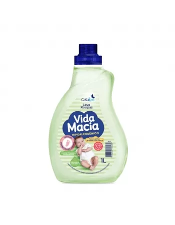 Lava Roupa Liquido Vida Macia Glicerina E Erva Doce 1L