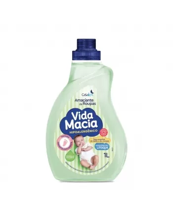 Amaciante Roupa Bebê Glicerina & Erva Doce Vida Macia 1L