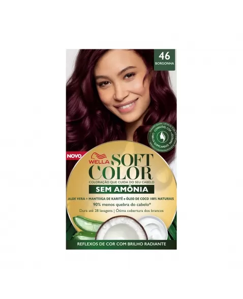 Tinta De Cabelo Soft Color Borgonha 46