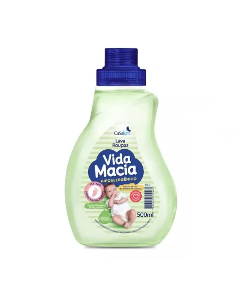 Lava Roupa Líquido Infantil Vida Macia Erva Doce 500ml