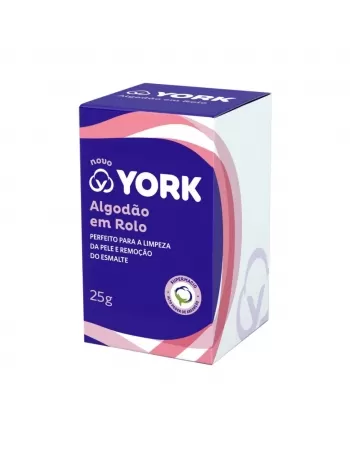 YORK ALGODAO CAIXA 10X25G