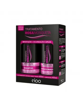 KIT EICO SH 450ML+COND 400ML ROSA MOSQUETA