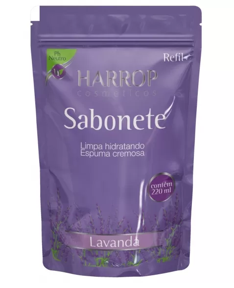 SAB.LIQ.CREMOSO HARROP LAVANDA REFIL 220ML