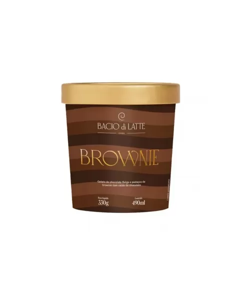 POTE GELATO BACIO LATTE 490ML BROWNIE