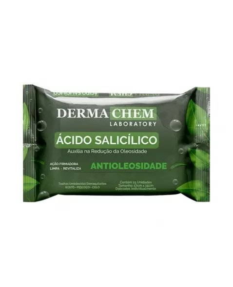 LENCO DEMAQUILANTE DERMACHEM ANTIOLIOSIDADE 25UN