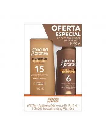 CEN&BRONZE OLEO FPS6 110 ML+PROT SOLAR FPS15 110ML