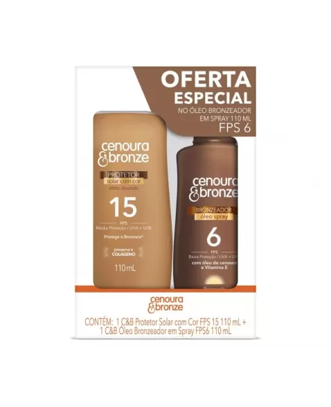 CEN&BRONZE OLEO FPS6 110 ML+PROT SOLAR FPS15 110ML