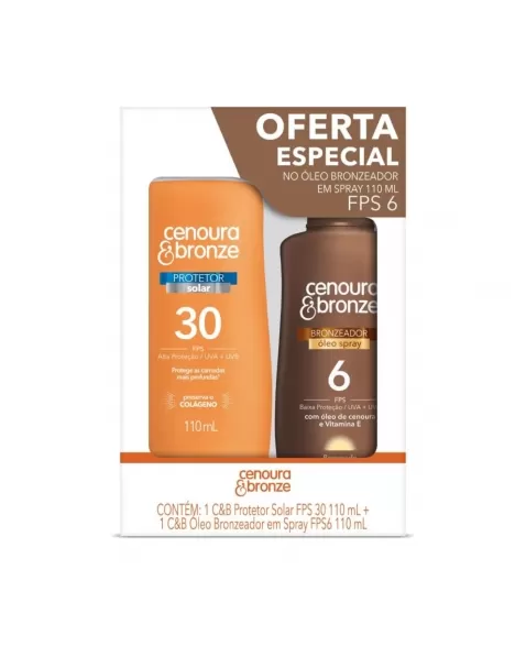 CEN&BRONZE OLEO BRONZ FPS6 110 ML+PROT FPS30 110ML