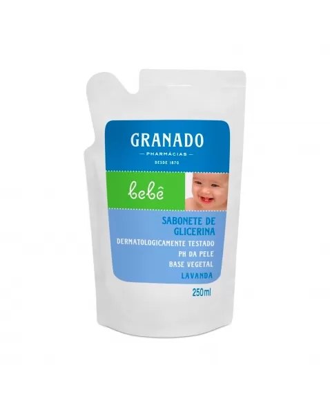 Refil Sabonete Líquido Bebê Lavanda Granado 250Ml