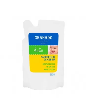 Refil Sabonete Líquido Bebê Glicerina Tradicional Granado 250Ml