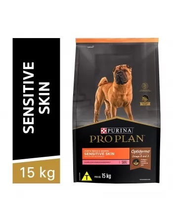 Ração Seca Proplan Dog Adult Sensitive Skin 15 Kg