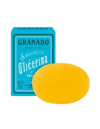 Sabonete Barra Glicerina Vegetal Tradicional Granado 90G