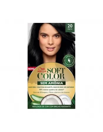 Tinta De Cabelo Soft Color Preto 20