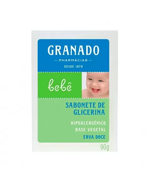 Sabonete Barra Bebê Erva-Doce Granado 90G