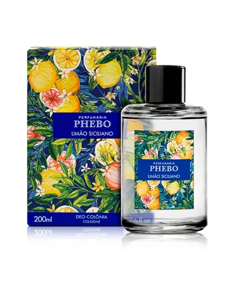 Colônia Limão Siciliano Phebo 200Ml