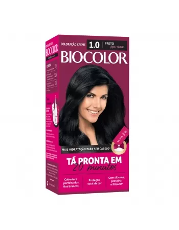 Tintura/Coloração Biocolor Mini Kit Preto Fundamental 1.0