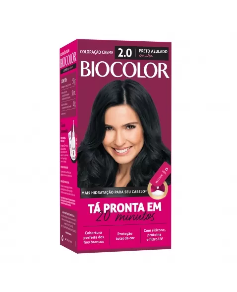 Tintura/Coloração Biocolor Mini Kit Preto Azulado Incrível 2.0