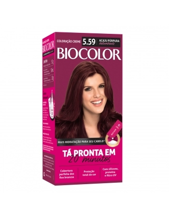 Tintura/Coloração Biocolor Mini Kit Acaju Púrpura Deslumbrante 5.59