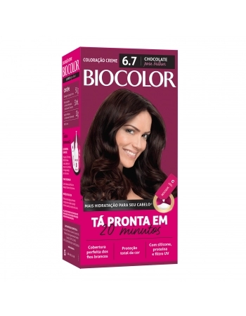 Tintura/Coloração Biocolor Mini Kit Marrom Natural Irresistível 6.7