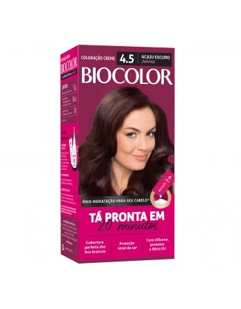 Tintura/Coloração Biocolor Mini Kit Acaju Escuro Poderoso 4.5