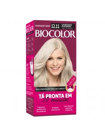 Tintura/Coloração Biocolor Mini Kit Louríssimo Ousado 12.11