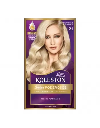 Tinta De Cabelo Koleston Louro Claro Acinzentado 121