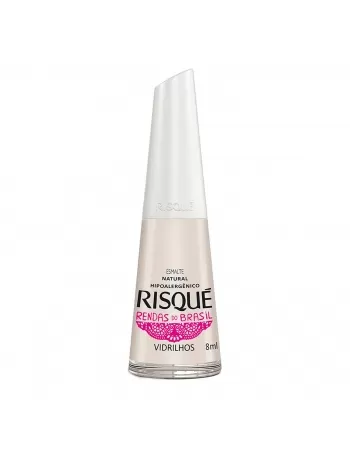 Esmalte Risqué Rendas Do Brasil Vidrilhos 8Ml - Caixa Com 6 Unidades Nu