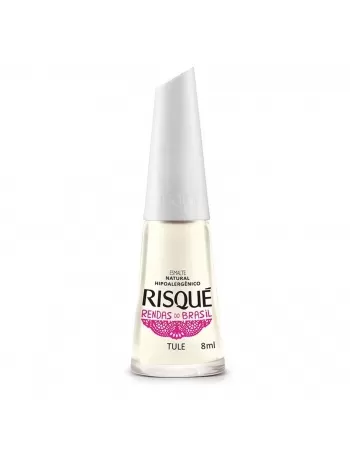 Esmalte Risqué Rendas Do Brasil Tule 8Ml - Caixa Com 6 Unidades Nu