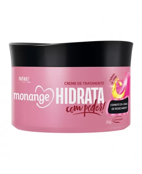 Creme De Tratamento Monange Hidrata Com Poder 300G