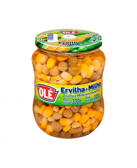 Ervilha E Milho Vidro Olé 200G