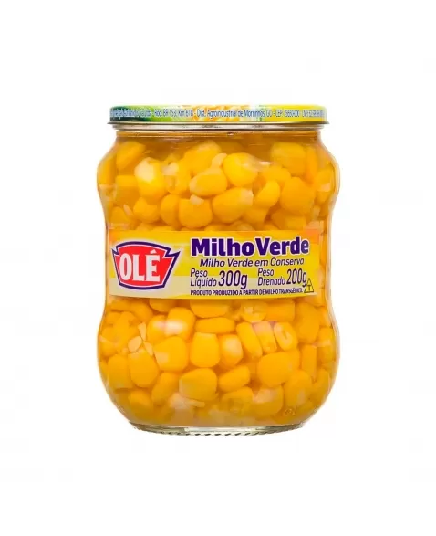 Milho Verde Vidro Olé 200G