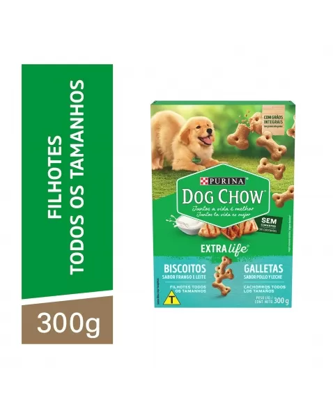 Biscoito Dog Chow Carinhos Integral Junior 300G