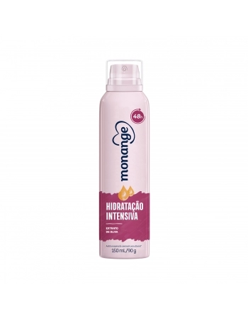 Desodorante Aerosol Monange Hidratação Intensiva Antitranspirante Feminino 150Ml