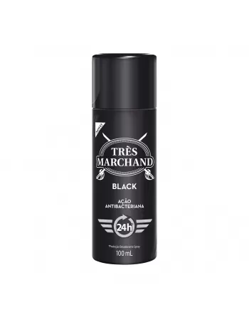 Desodorante Spray Très Marchand Masculino Black 100Ml