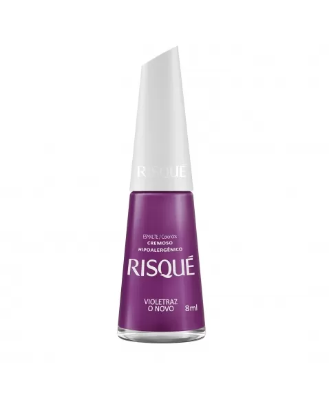 Esmalte Risqué Coloridos Cremoso Violetraz O Novo 8Ml - Caixa Com 6 Unidades Nu